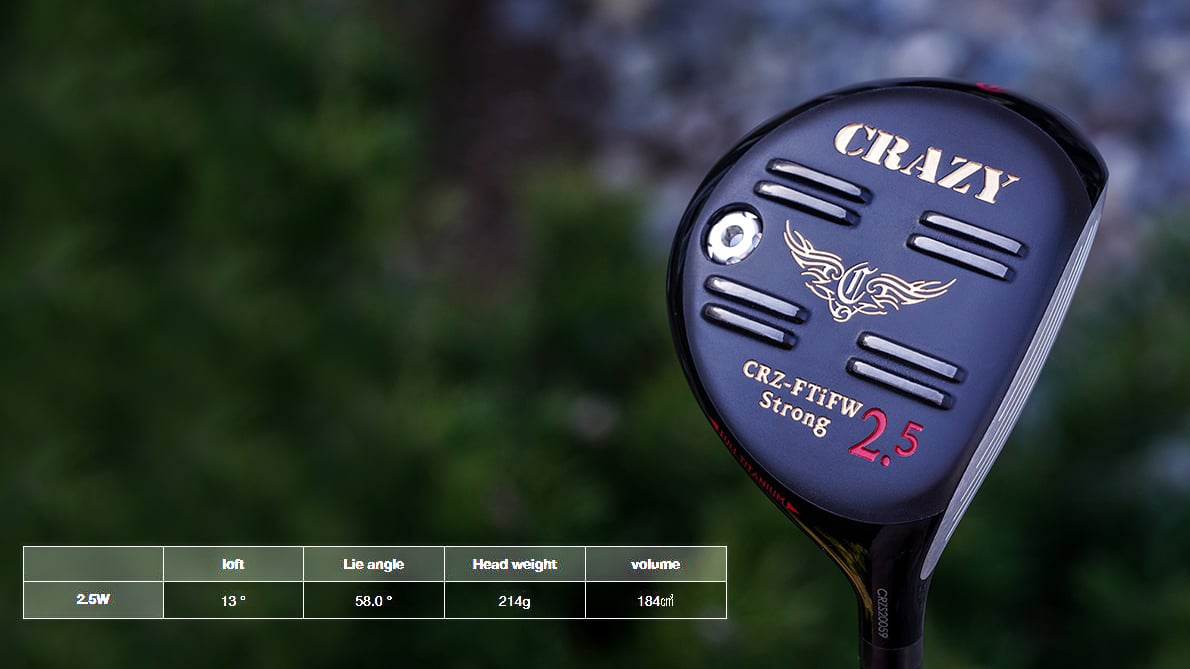 Crazy CRZ Full Titan Fairway Wood Strong