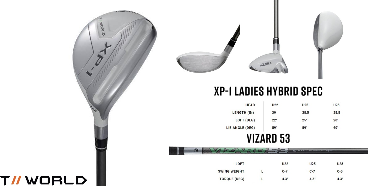 Honma Tour World XP-1 Women's Hybrids