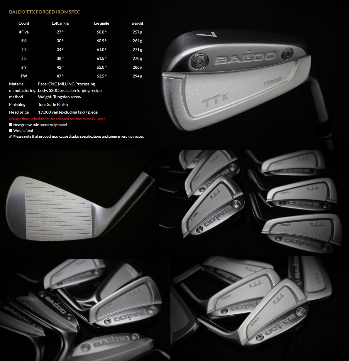 BALDO 2023 COMPETIZIONE 568 IRON TYPE MC&DC SATIN(シルバー) 5-Pw